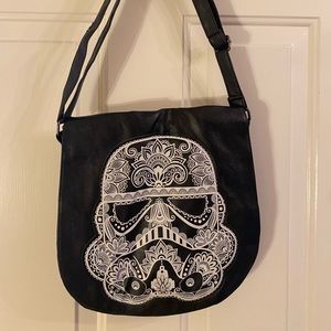 Star Wars Loungefly Saddle Bag Sugar Skull Stormtrooper Purse Messenger
